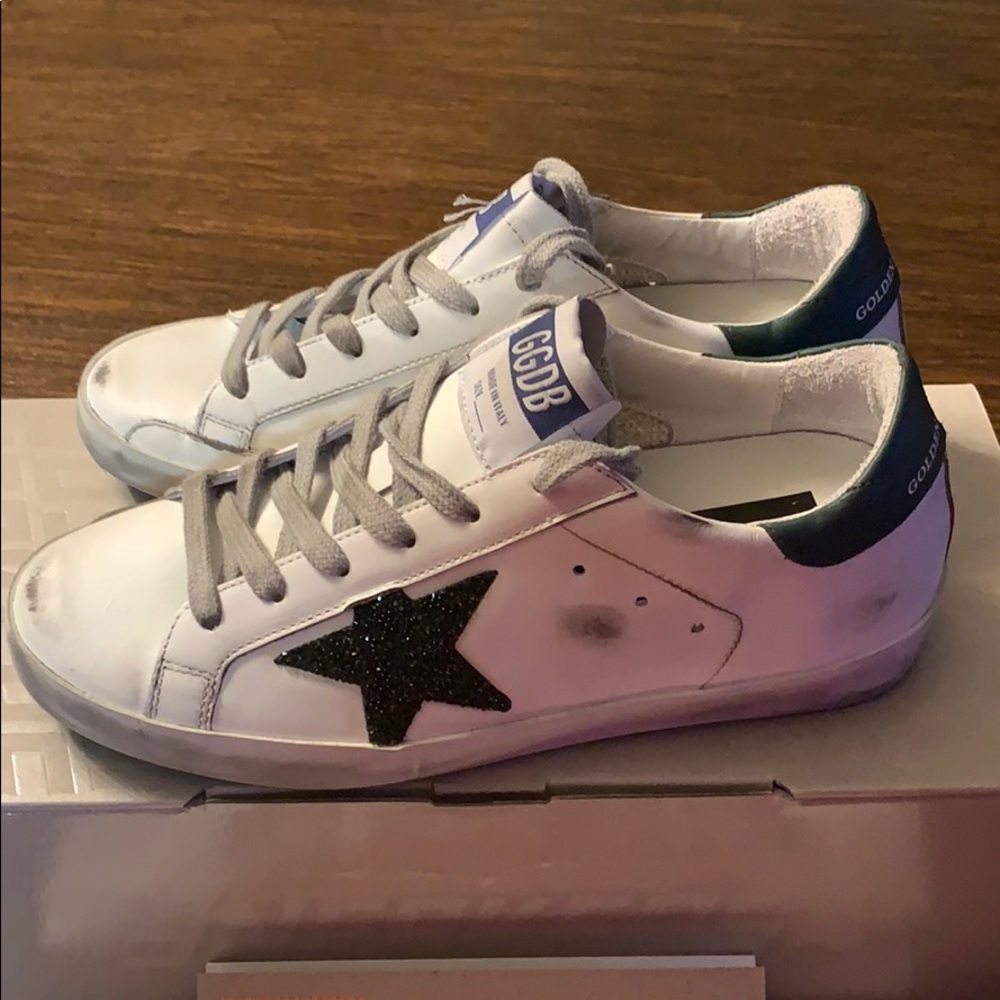 Golden Goose Glitter Superstar Sneakers - Picture 7 of 9